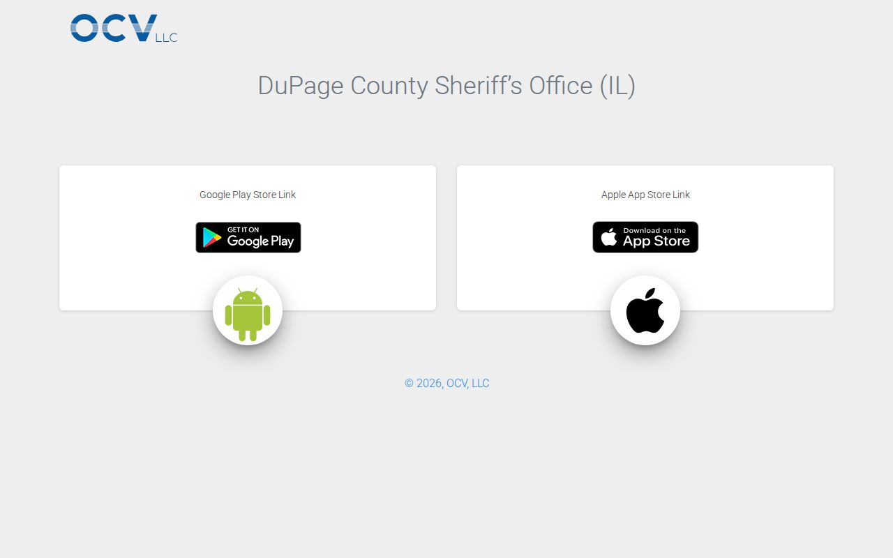 DuPage County Sheriff app source for 24-hour release resources