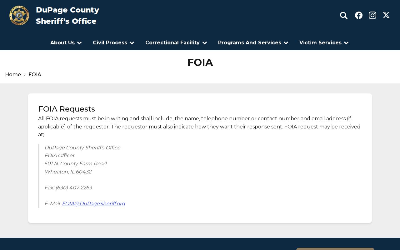 DuPage County 72-hour release Sheriff FOIA source
